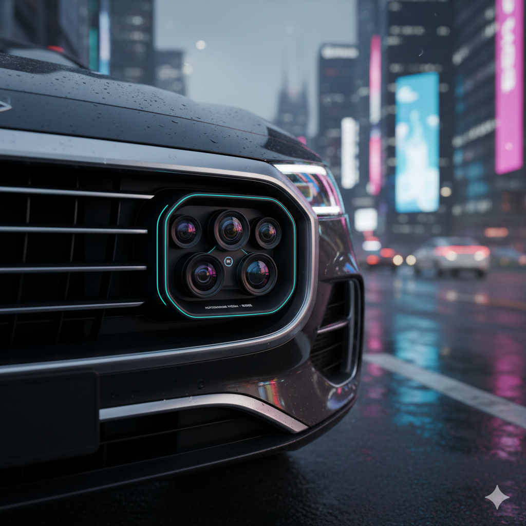 자동차의 카메라 모듈 이미지