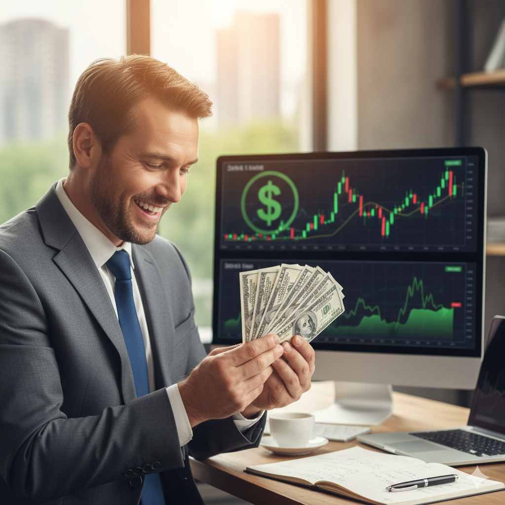 배당주 받은 투자자