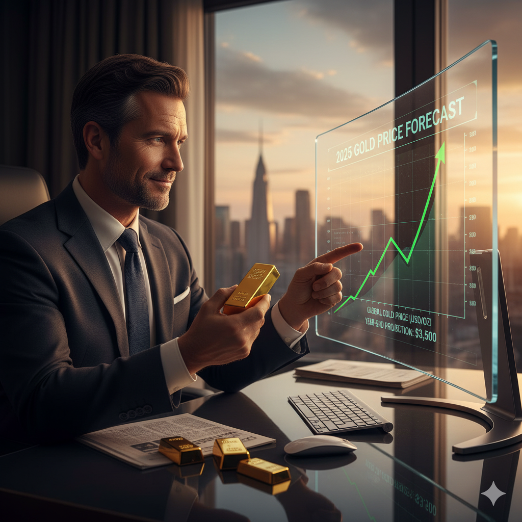 금차트 보는 남자