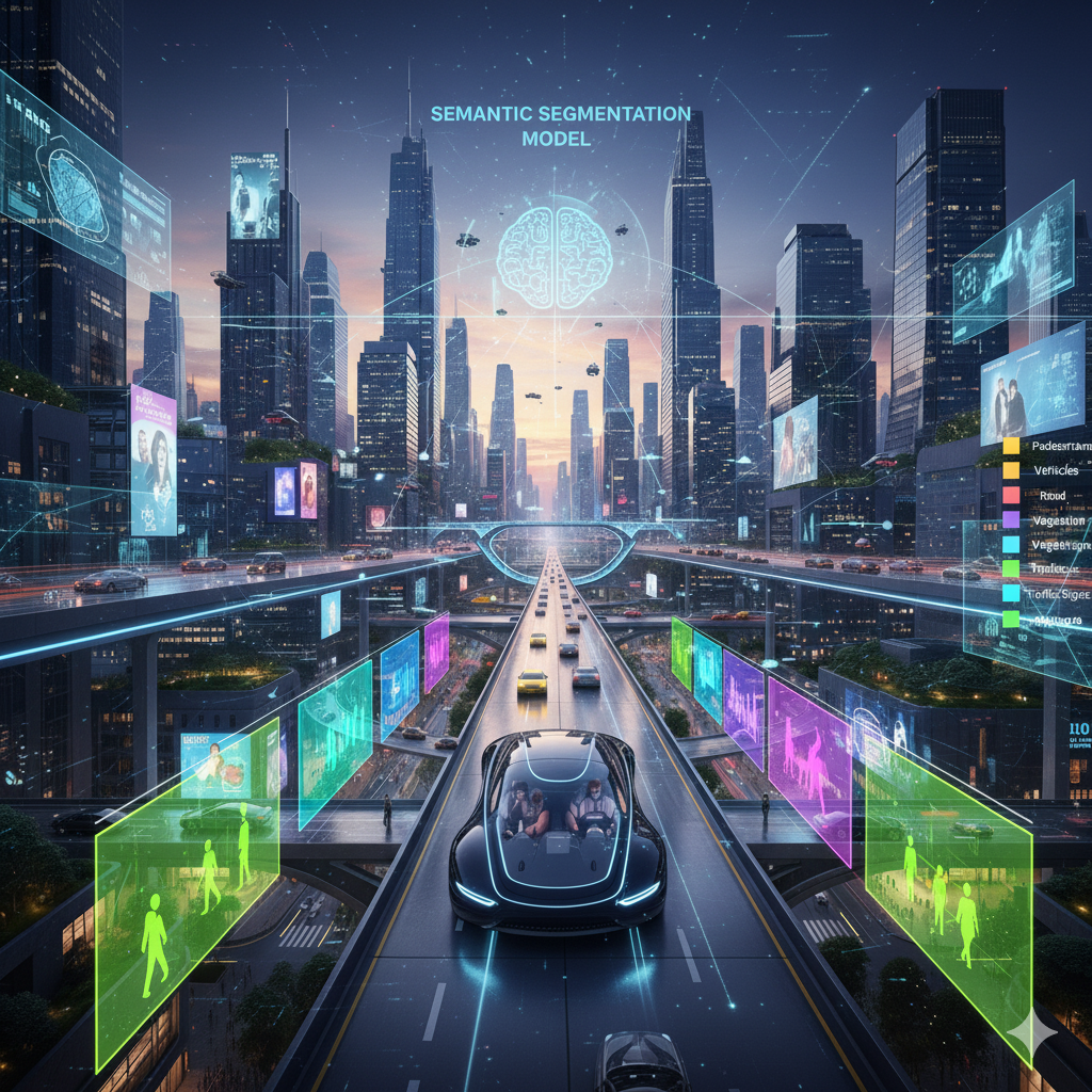 자율주행 의미분할 모델의 개념